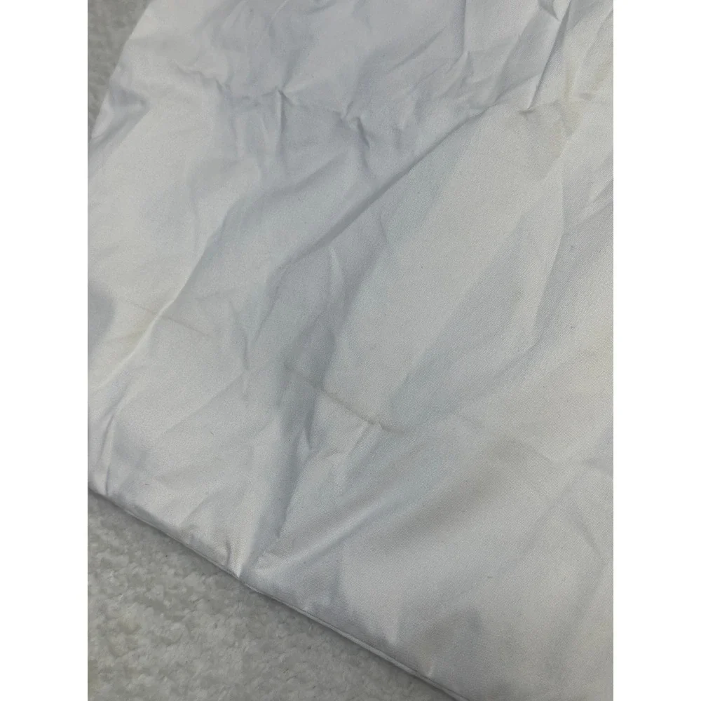 Jimmy Choo White‎ Dust Bag Pouch Made in Italy Polyester 13